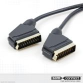 SCART cable, 0.8m, m/m