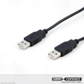USB A to USB A 2.0 cable, 5m, m/m