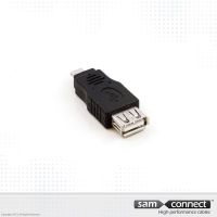 USB A to Micro USB 2.0 extension piece, f/m