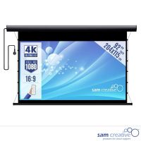 Projector screen 4K|UHD Electric 92" 204x115 cm black casing
